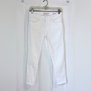 Tory Birch - White Skinny Crop Jeans